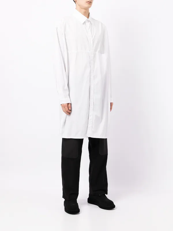 Yohji Yamamoto Longline button-up Shirt