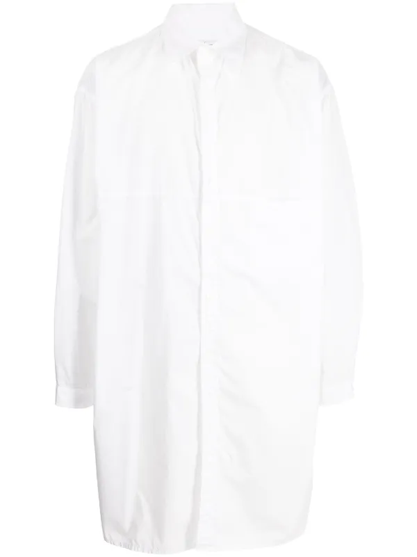 Longline button up shirt clearance