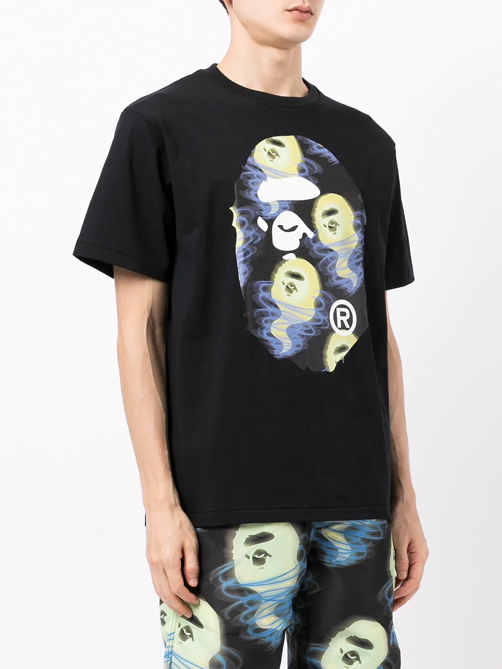 фото A bathing ape® футболка storm big ape head