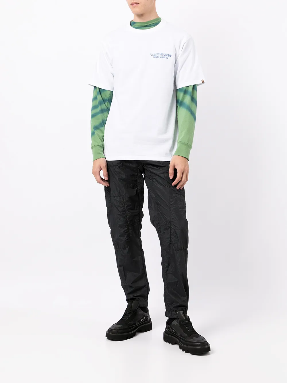 фото A bathing ape® футболка с логотипом