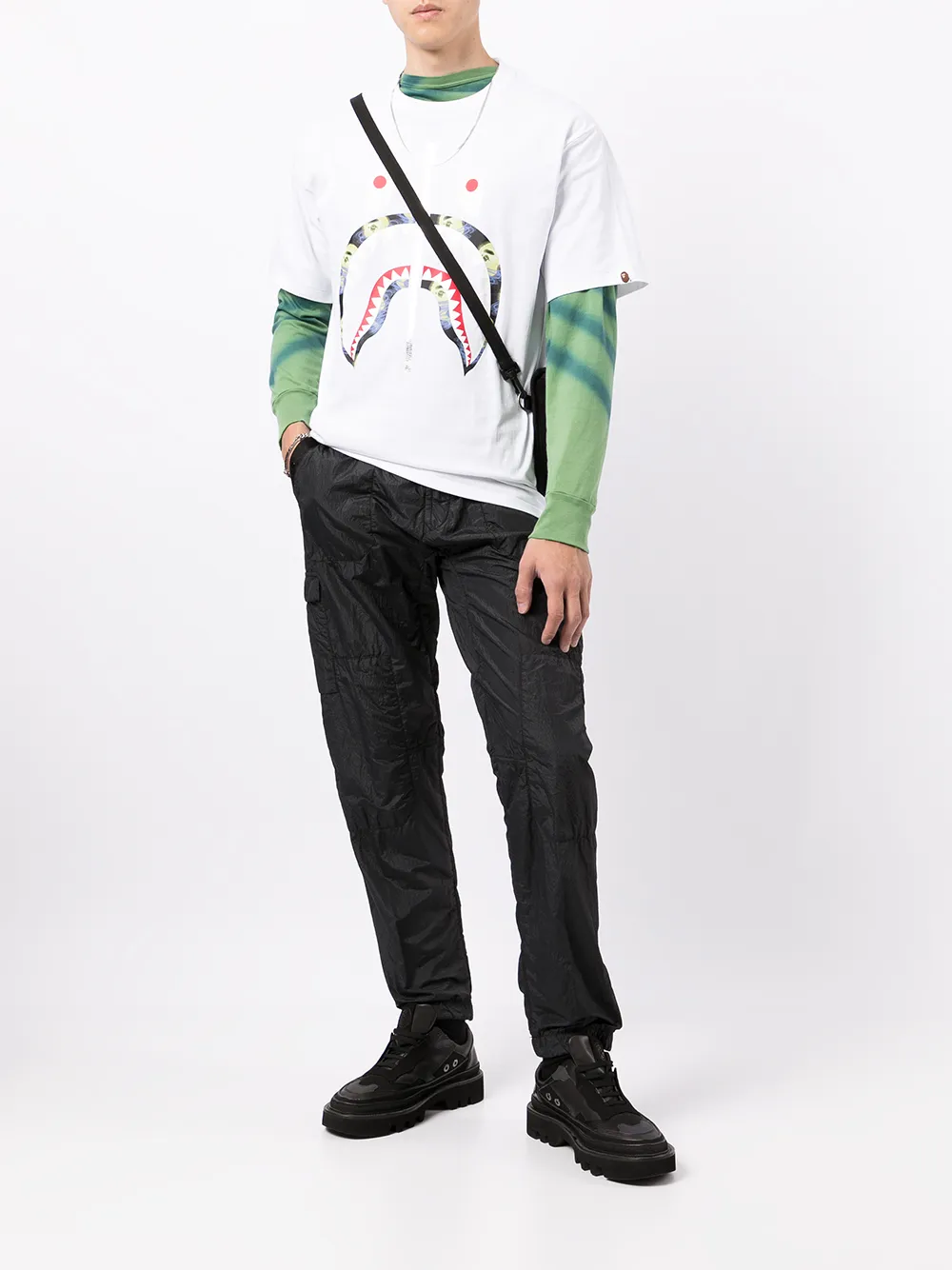 фото A bathing ape® футболка с принтом