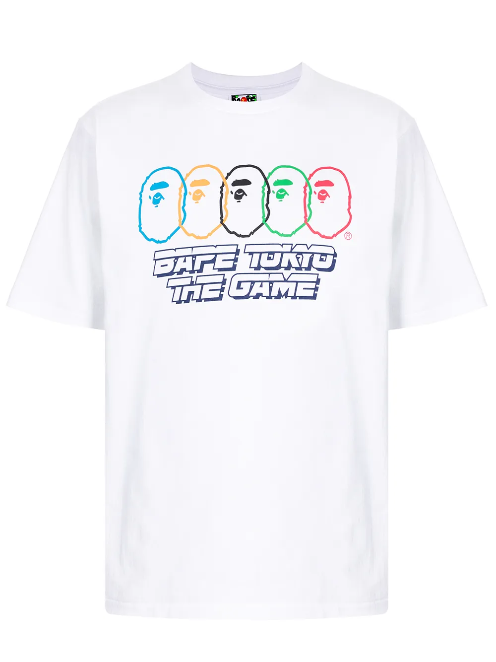 

A BATHING APE® playera The Game - Blanco