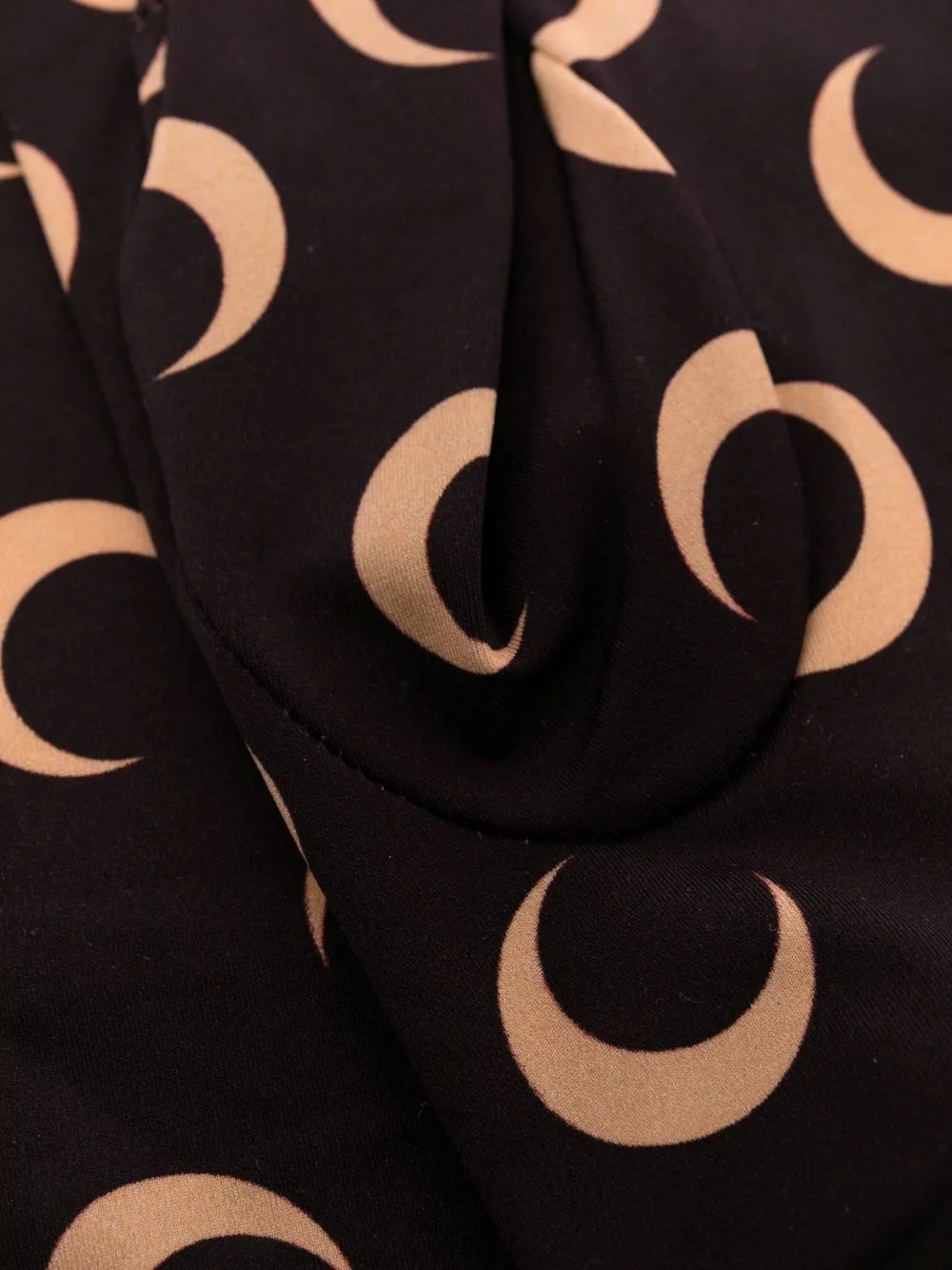 Marine Serre Handschoenen met print - Bruin