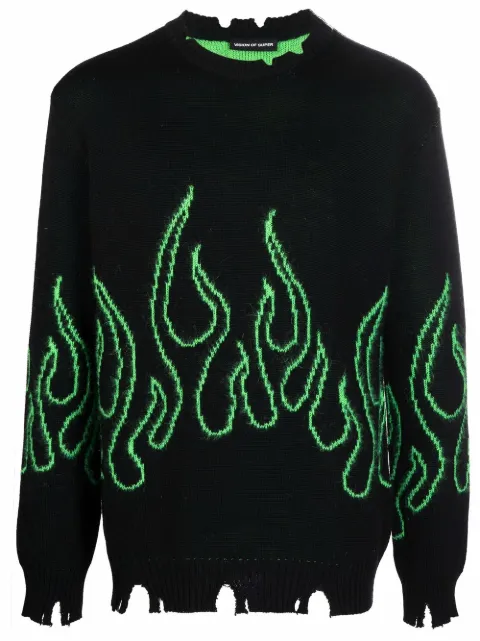 green flame jumper