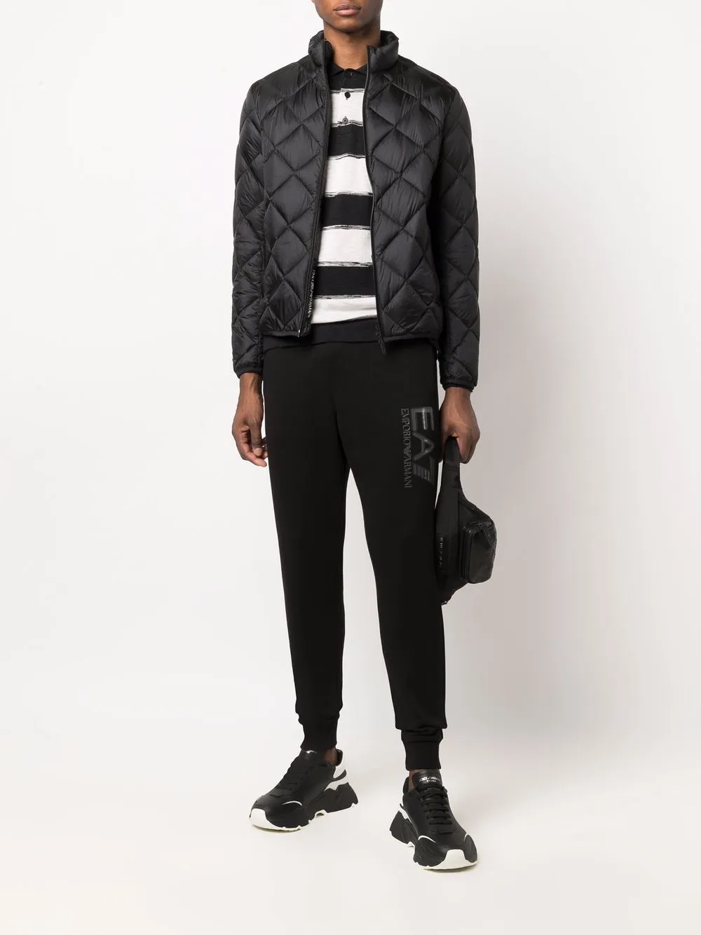 фото Emporio armani стеганый пуховик