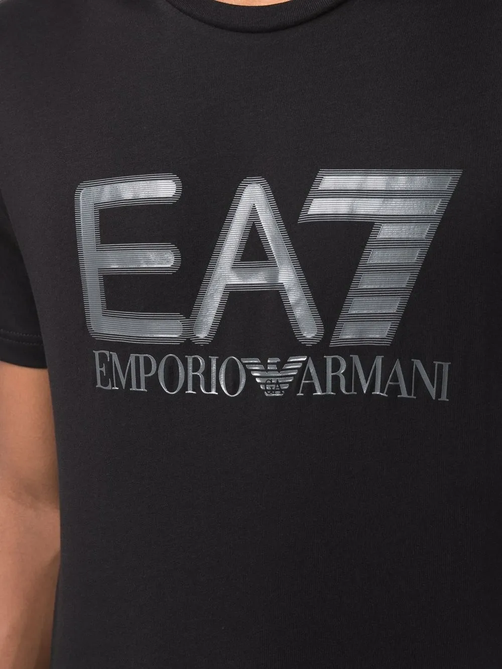 фото Ea7 emporio armani футболка с логотипом