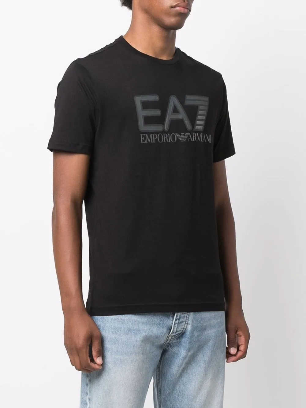 фото Ea7 emporio armani футболка с логотипом