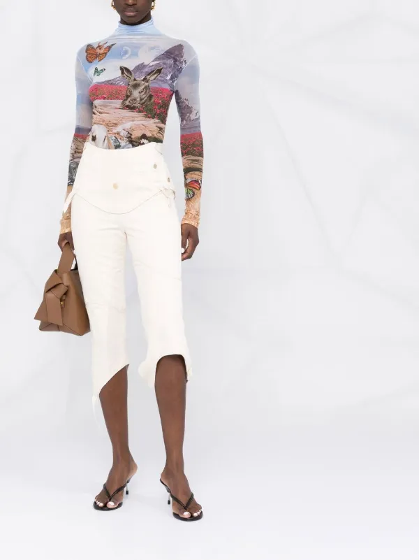 Acne cropped trousers deals