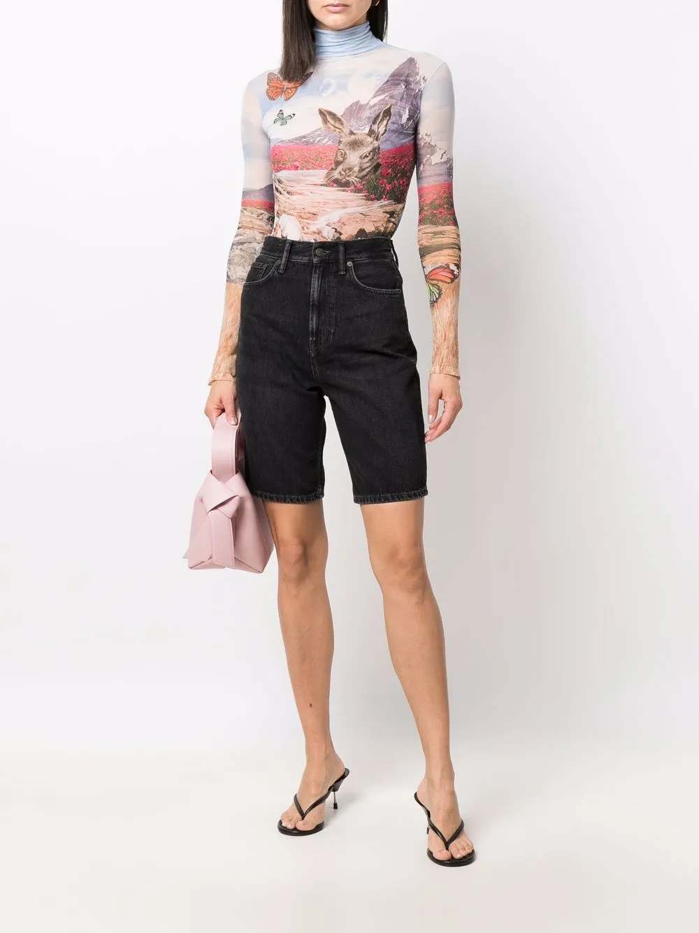 Image 2 sur Acne Studios bermuda en jean