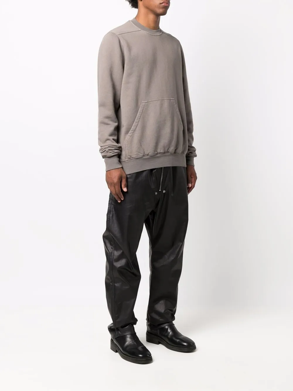 фото Rick owens drkshdw толстовка из органического хлопка с накладным карманом