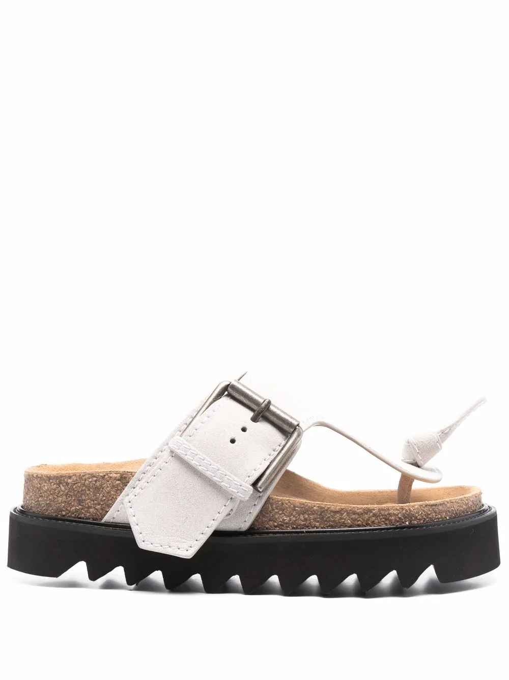 

Acne Studios sandalias planas con hebilla - Blanco