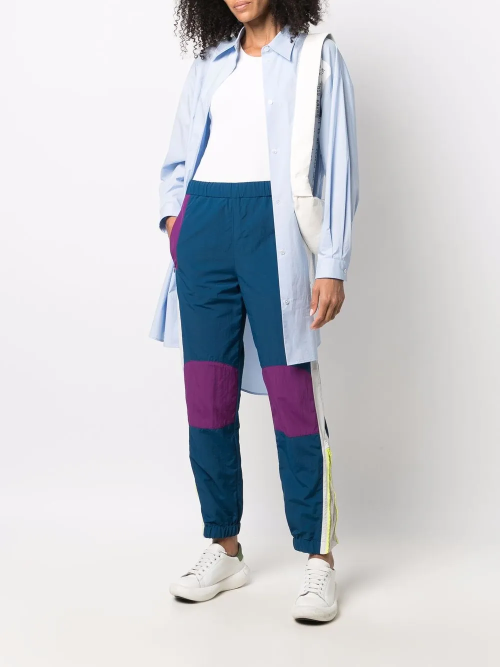 Kenzo Trainingsbroek met colourblocking - Blauw