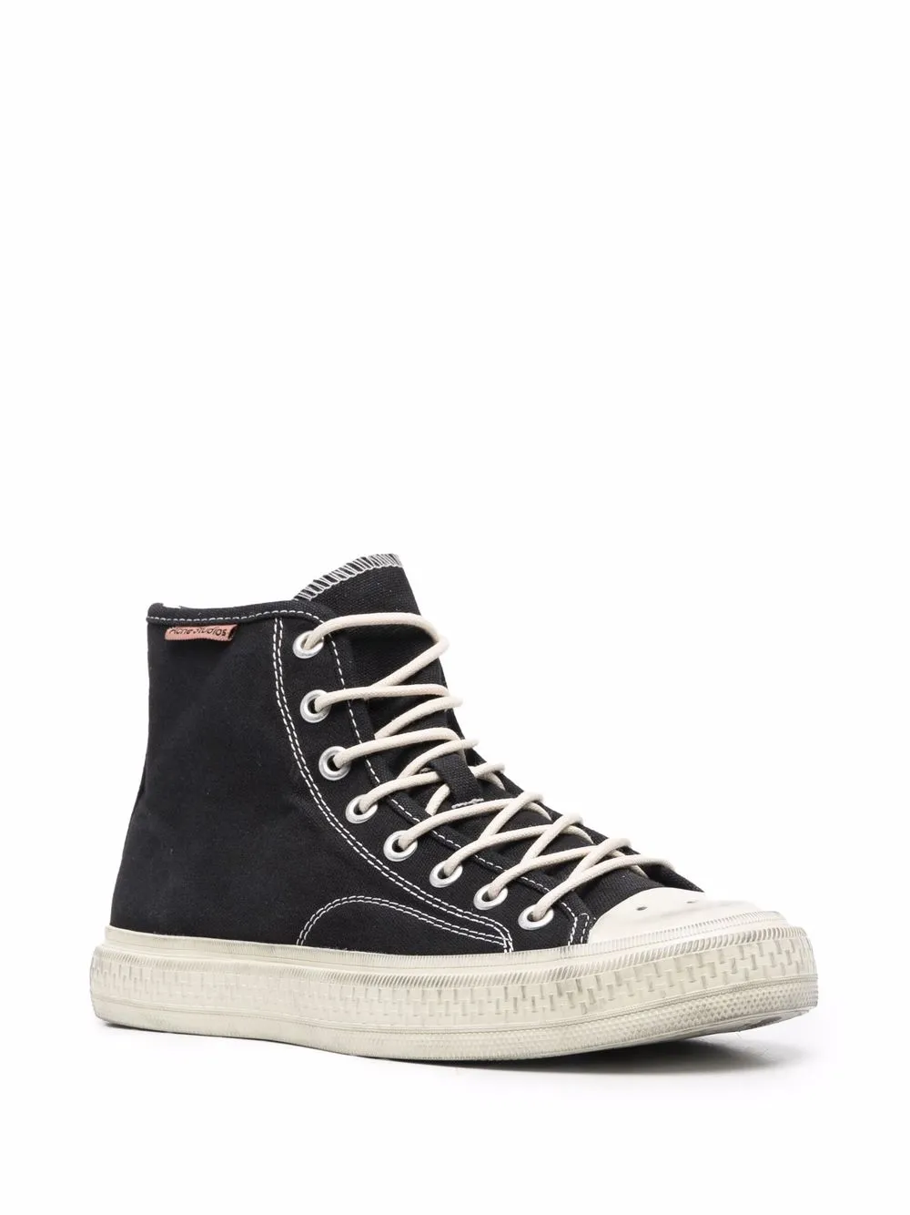 Image 2 of Acne Studios Ballow tumbled high-top sneakers