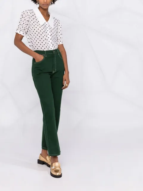 Maje polka-dot Print Shirt - Farfetch