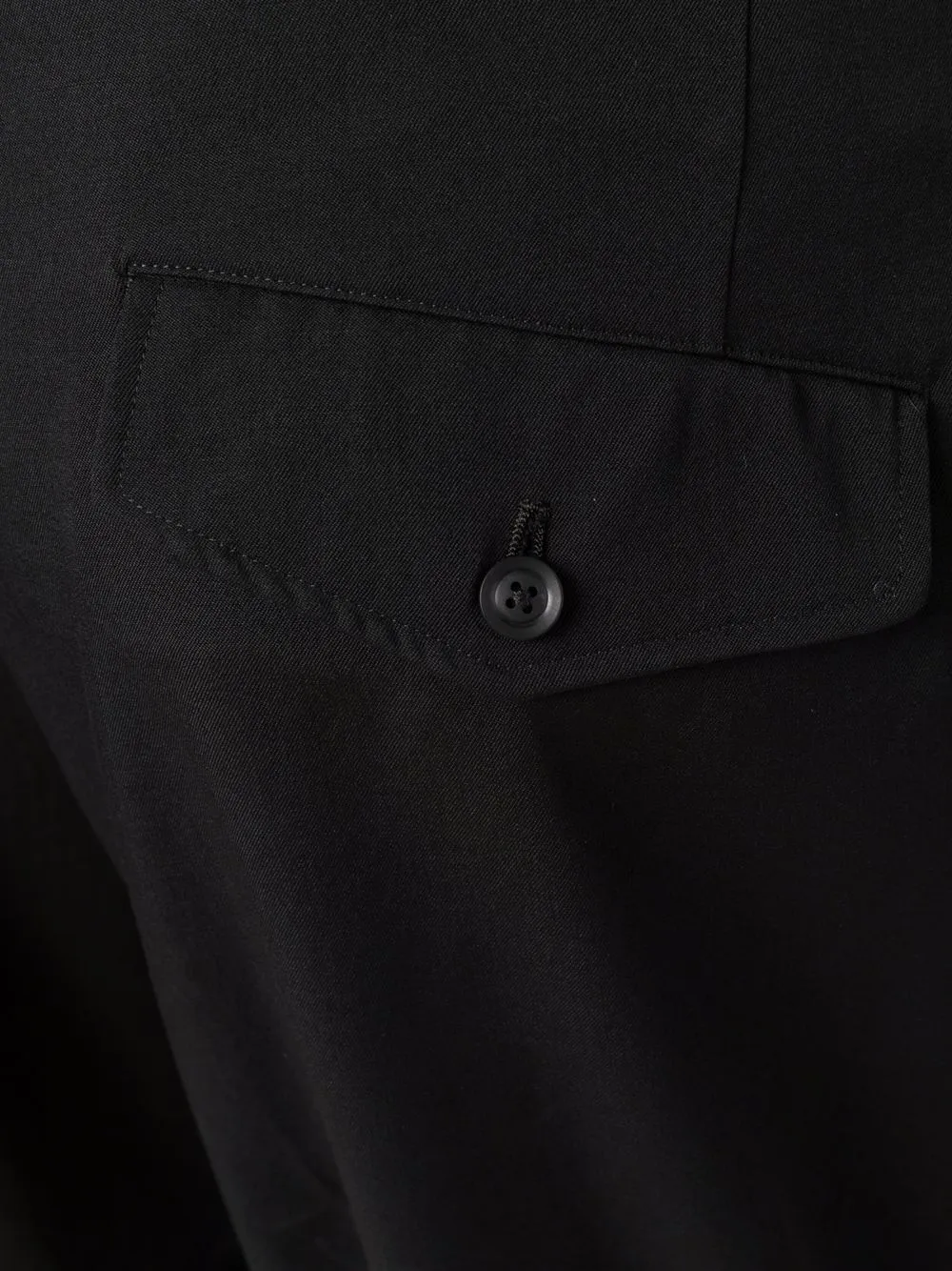 фото Yohji yamamoto зауженные шерстяные брюки