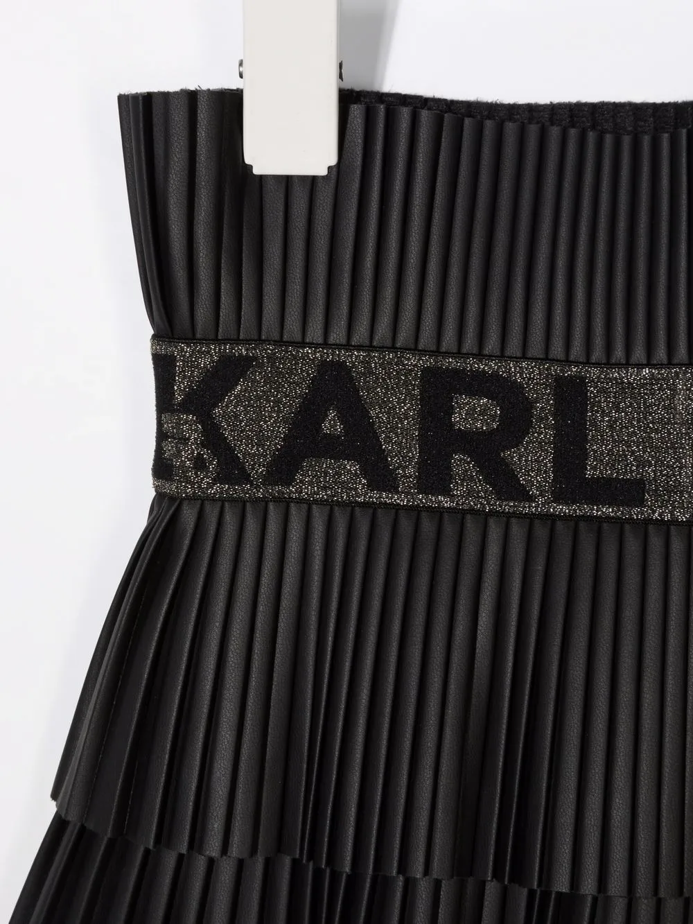 фото Karl lagerfeld kids плиссированная юбка с логотипом