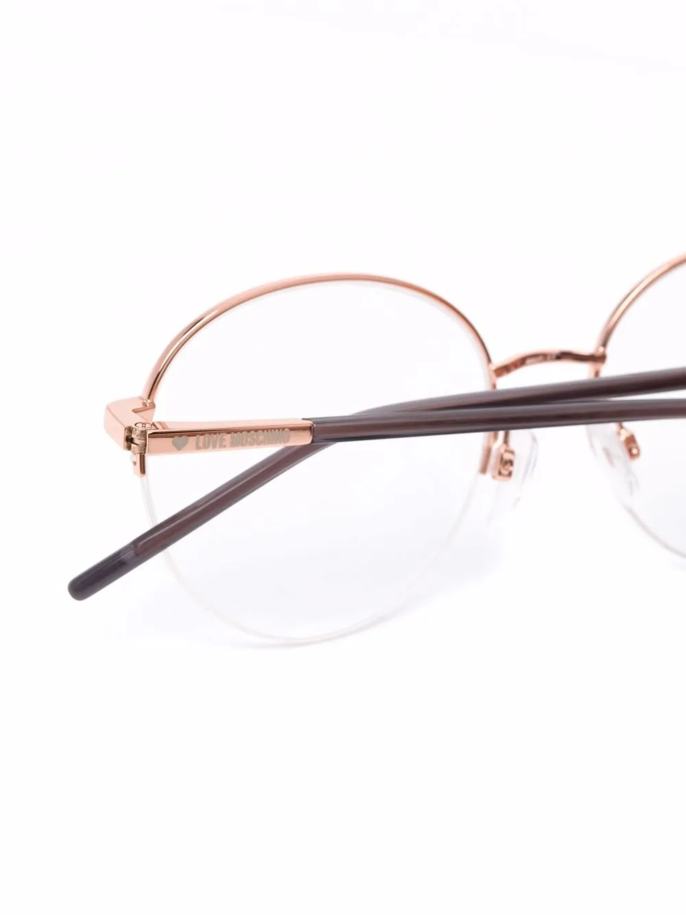 фото Love moschino солнцезащитные очки в круглой оправе