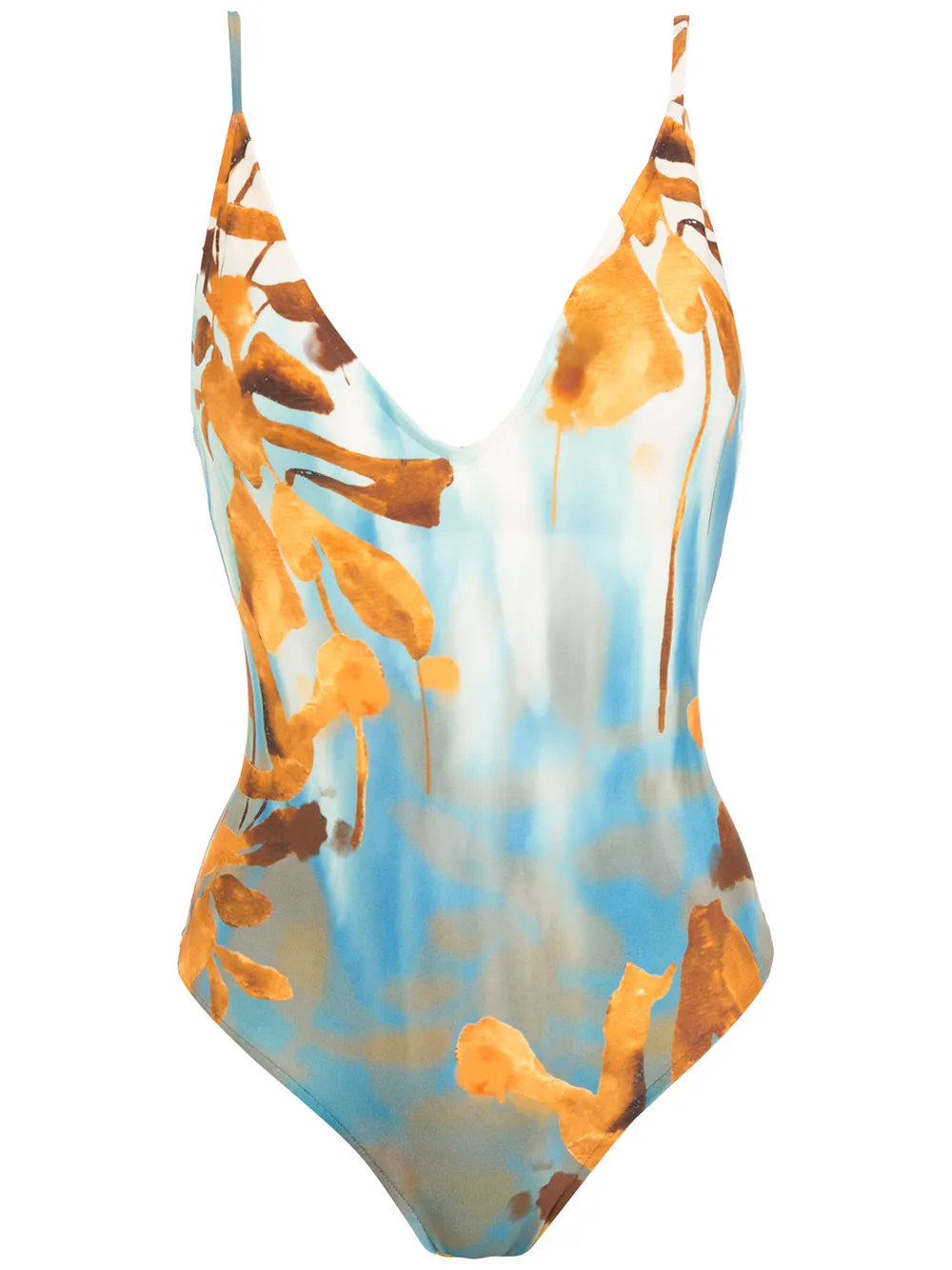 

Lenny Niemeyer Nori graphic-print swimsuit - Blue