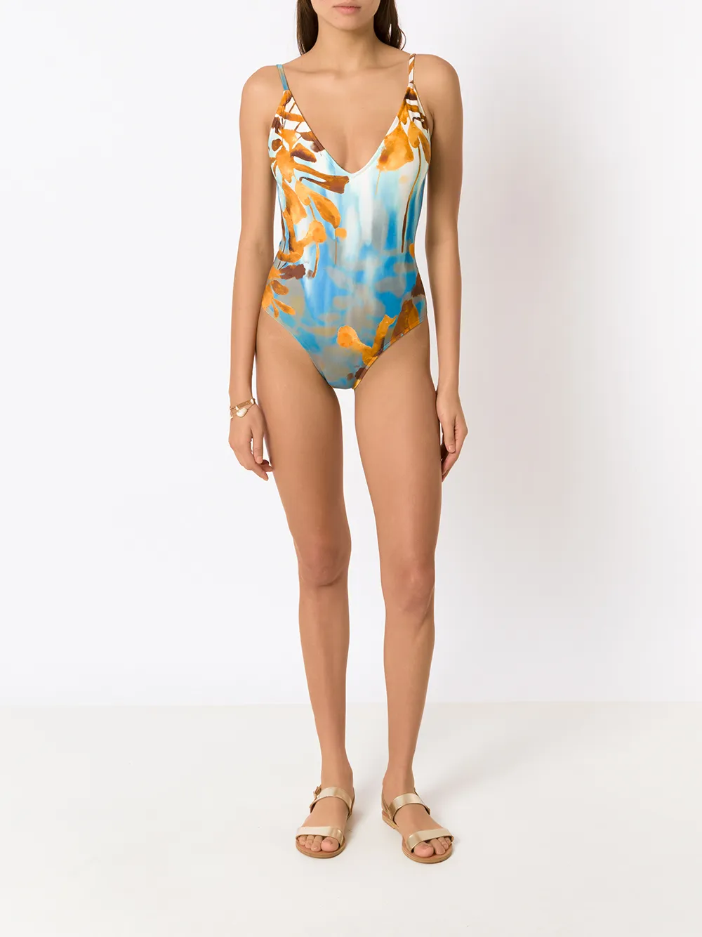 Lenny Niemeyer Badpak met print - Blauw