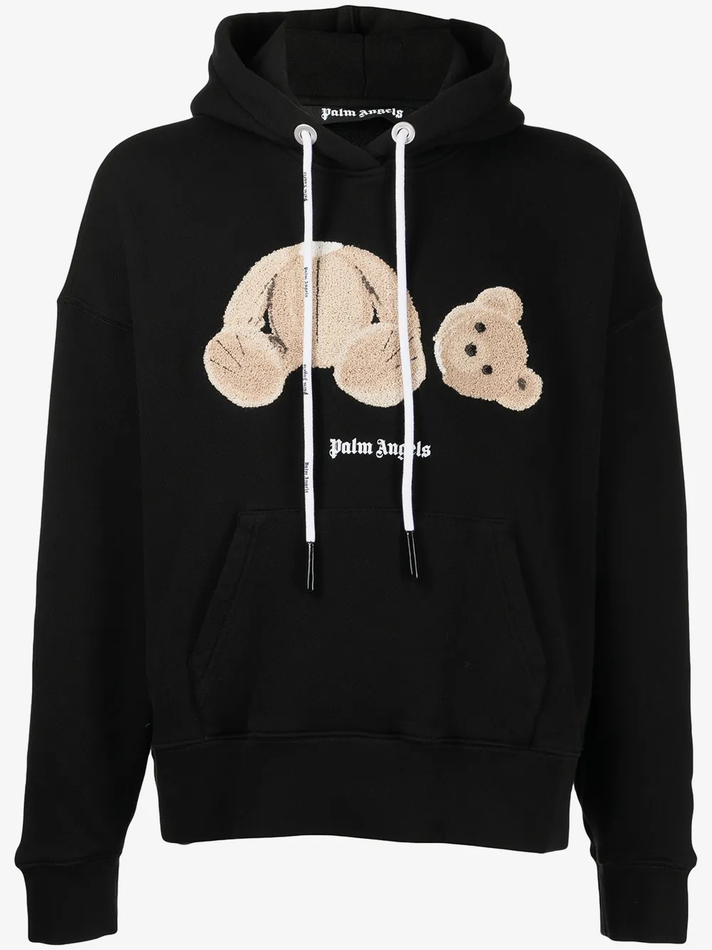 Palm Angels bear motif hoodie | Black | Image 1
