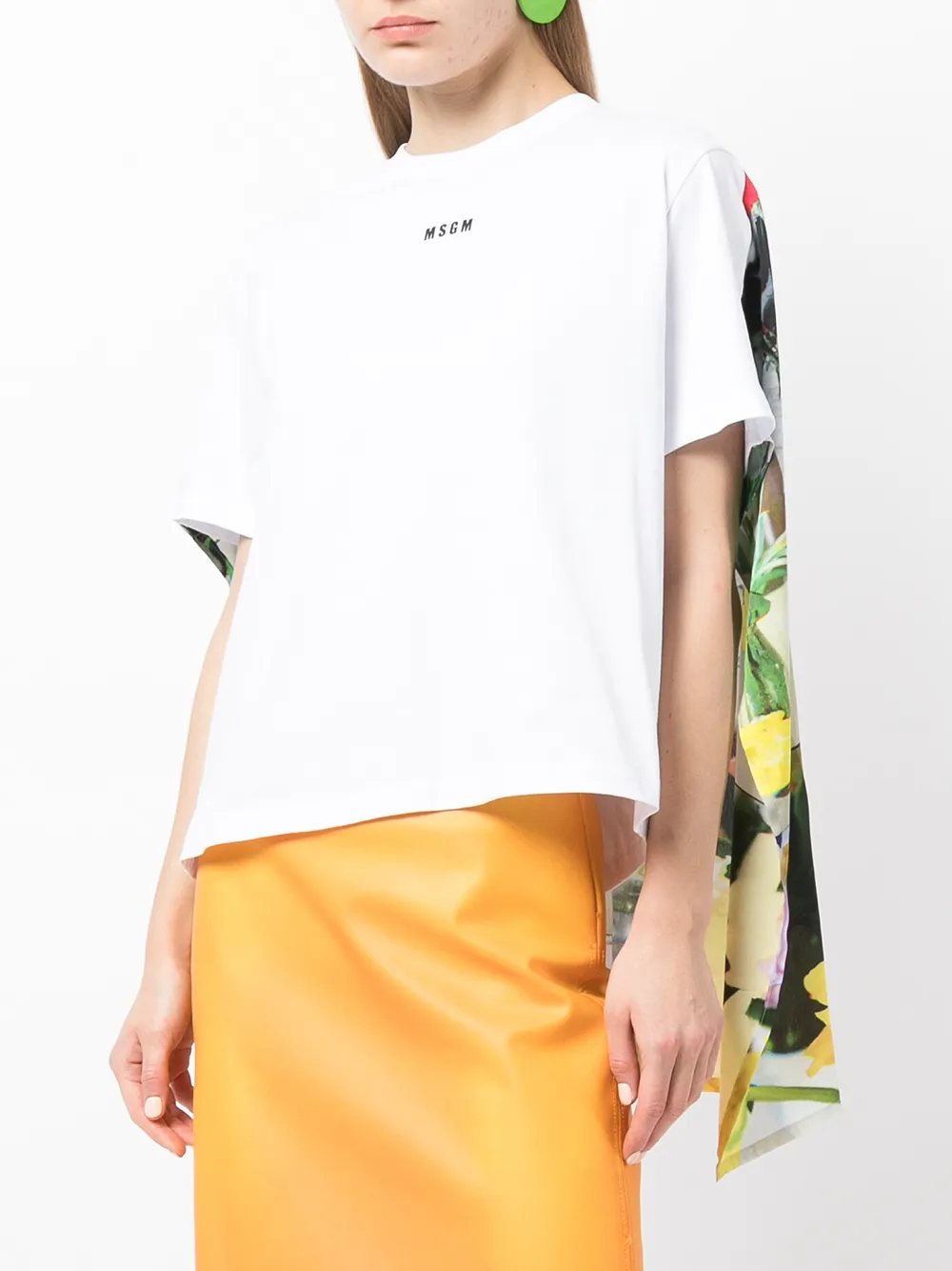 фото Msgm футболка с принтом