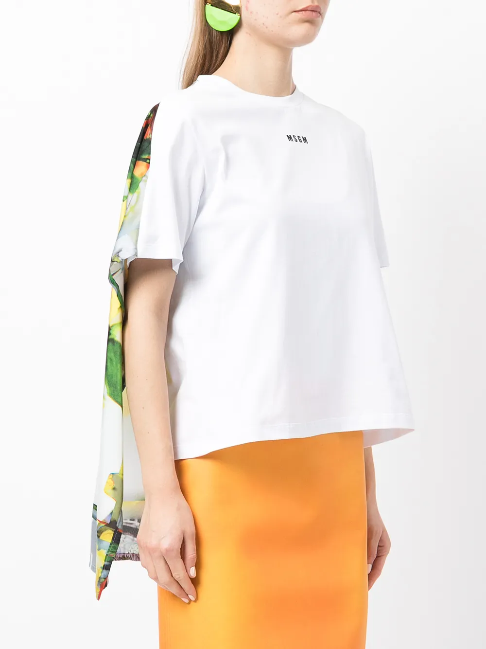 фото Msgm футболка с принтом