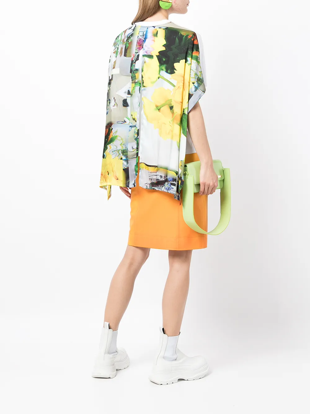 фото Msgm футболка с принтом