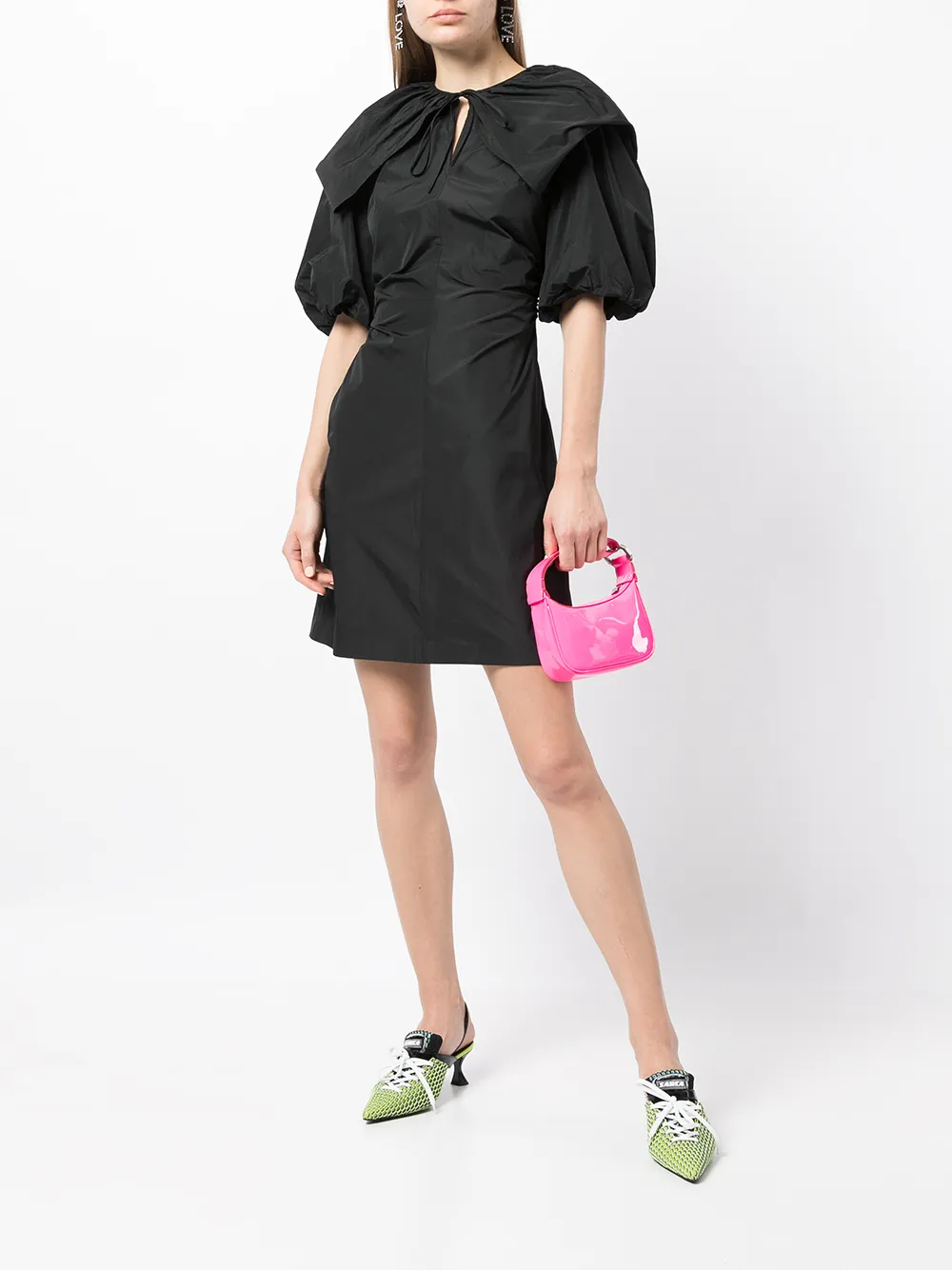 фото Msgm платье миди с оборками