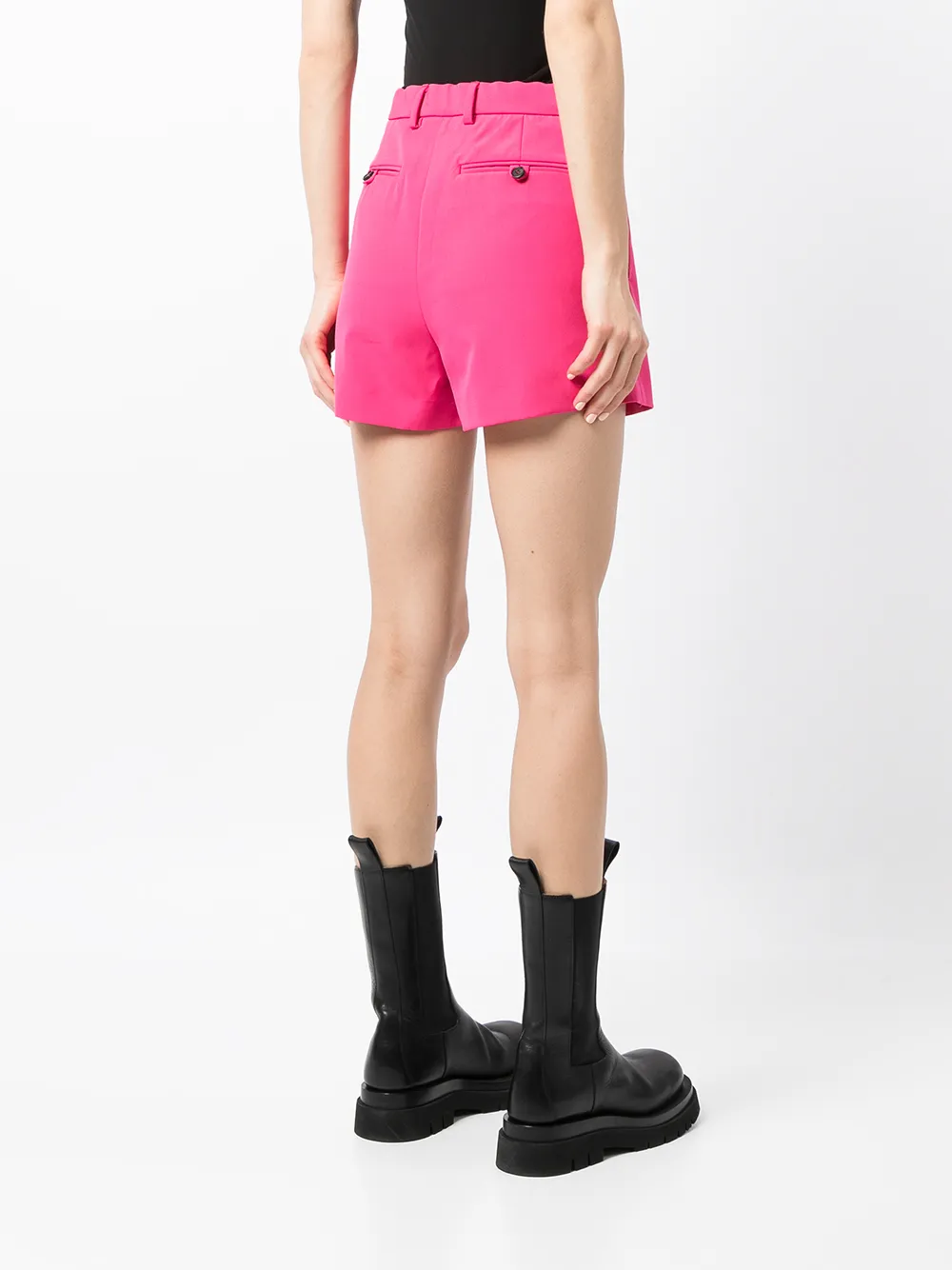 фото Msgm шорты строгого кроя с завышенной талией