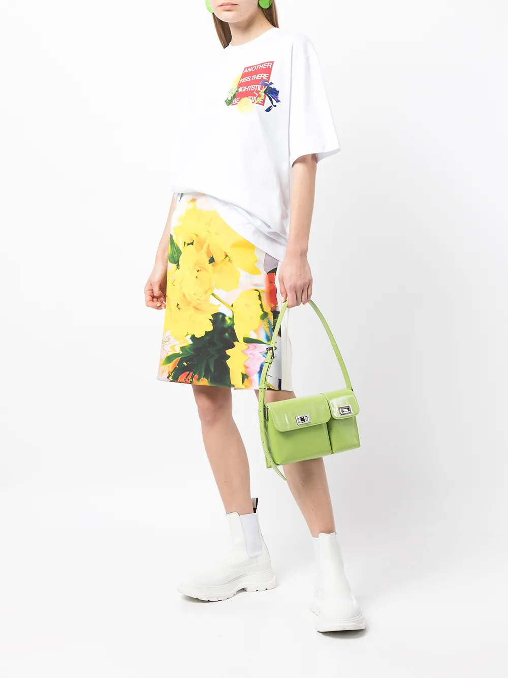 фото Msgm футболка с надписью