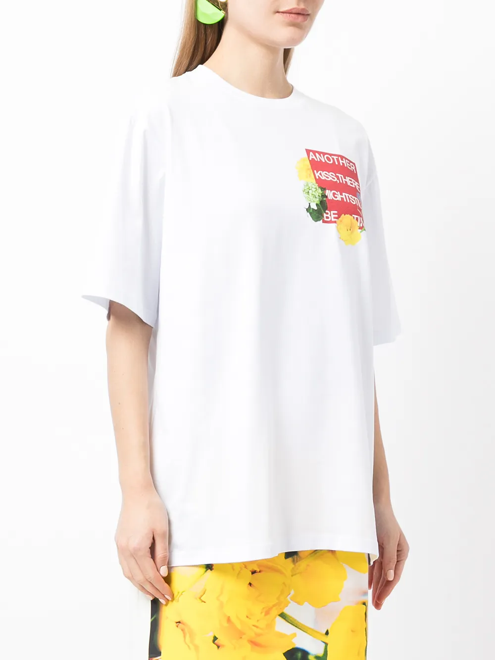 фото Msgm футболка с надписью