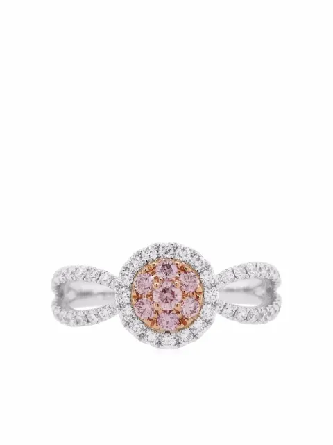 HYT Jewelry 18kt white gold Arygle pink diamond engagement ring