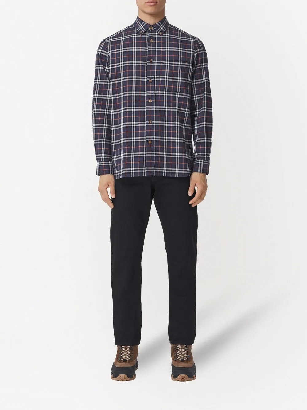 фото Burberry рубашка в клетку