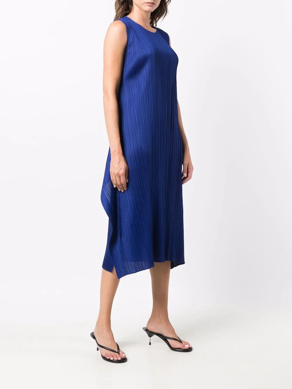 фото Pleats please issey miyake платье без рукавов с плиссировкой