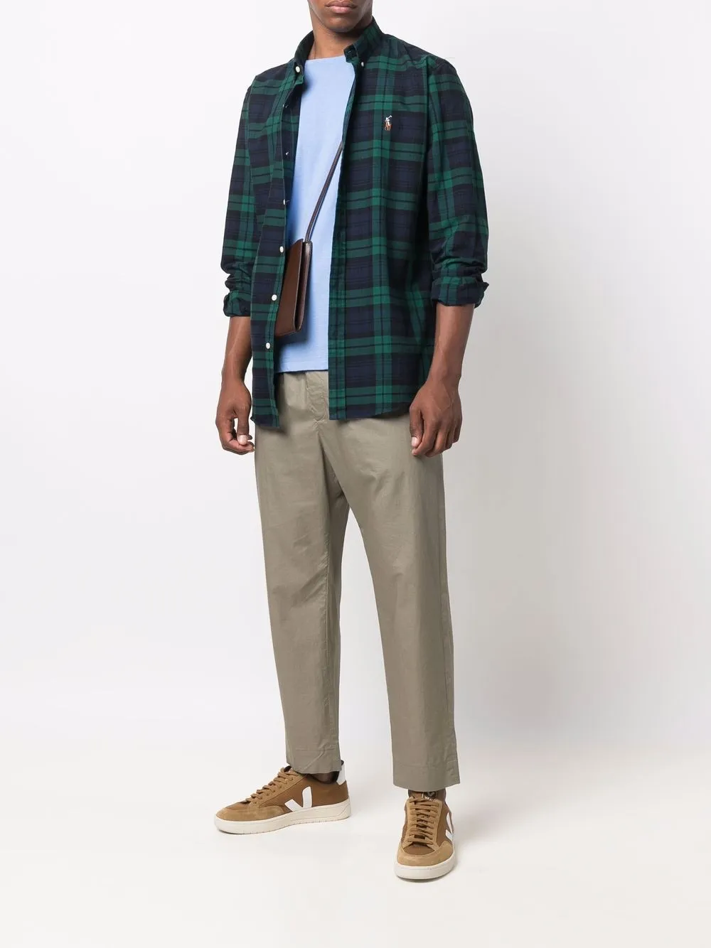 фото Polo ralph lauren рубашка с вышивкой