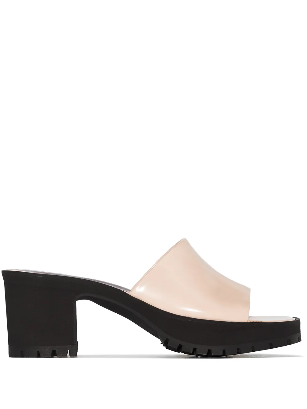 

STAUD Amber 55 leather mules - Neutrals