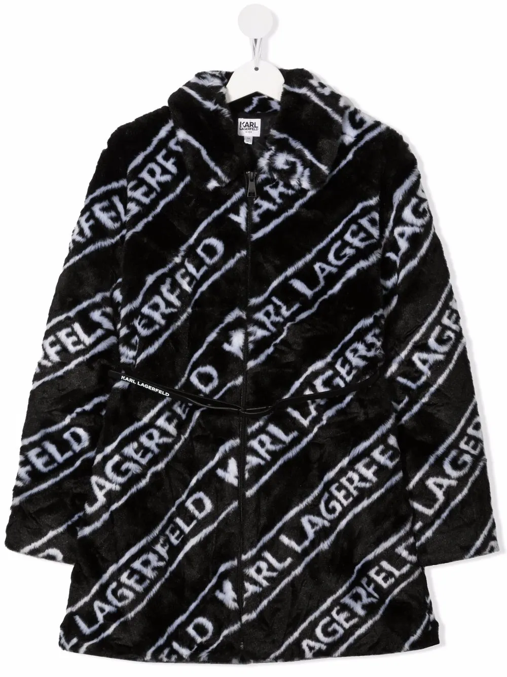 фото Karl lagerfeld kids пальто с монограммой