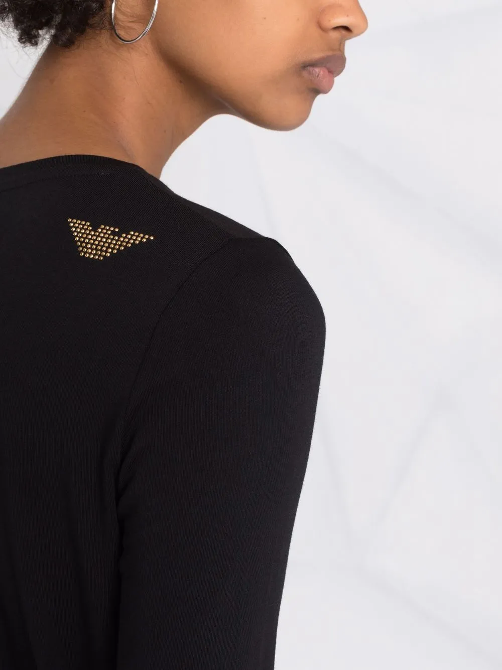 фото Ea7 emporio armani футболка с круглым вырезом и логотипом