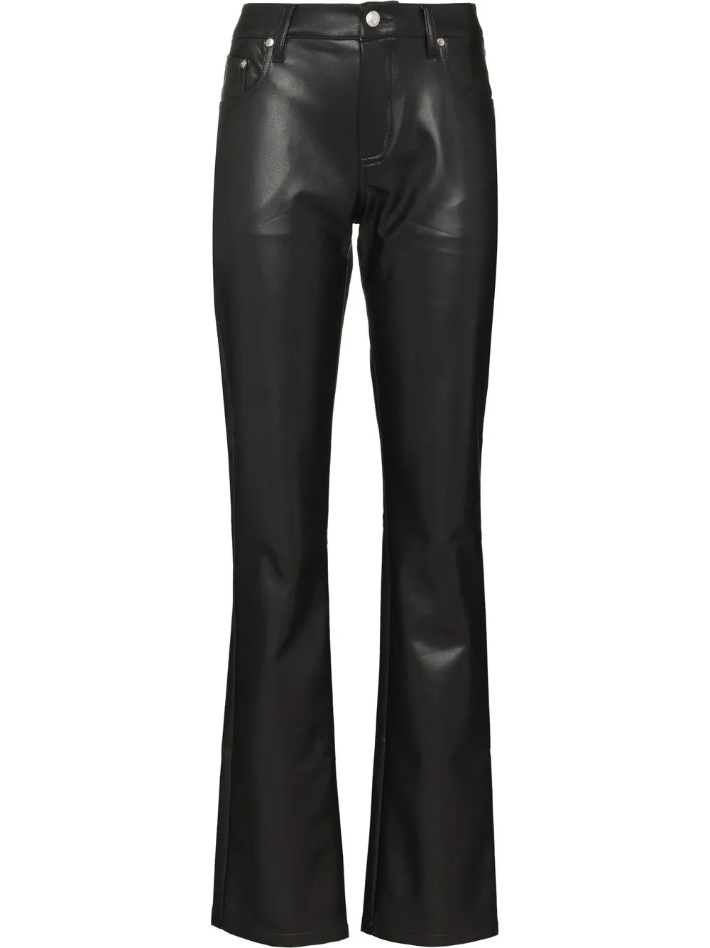 

MISBHV pantalones rectos con tiro medio - Negro