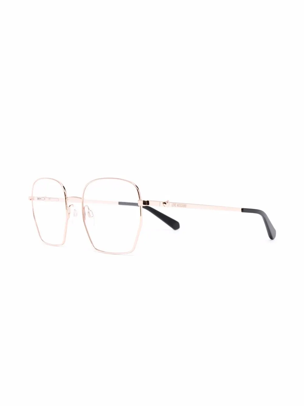 Love Moschino Bril met oversized montuur - Goud