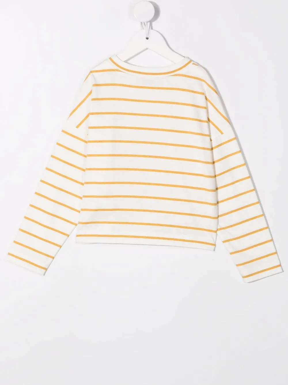 Brunello Cucinelli Kids Gestreept T-shirt - Wit