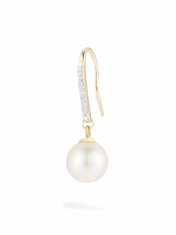 Single pearl drop earrings online