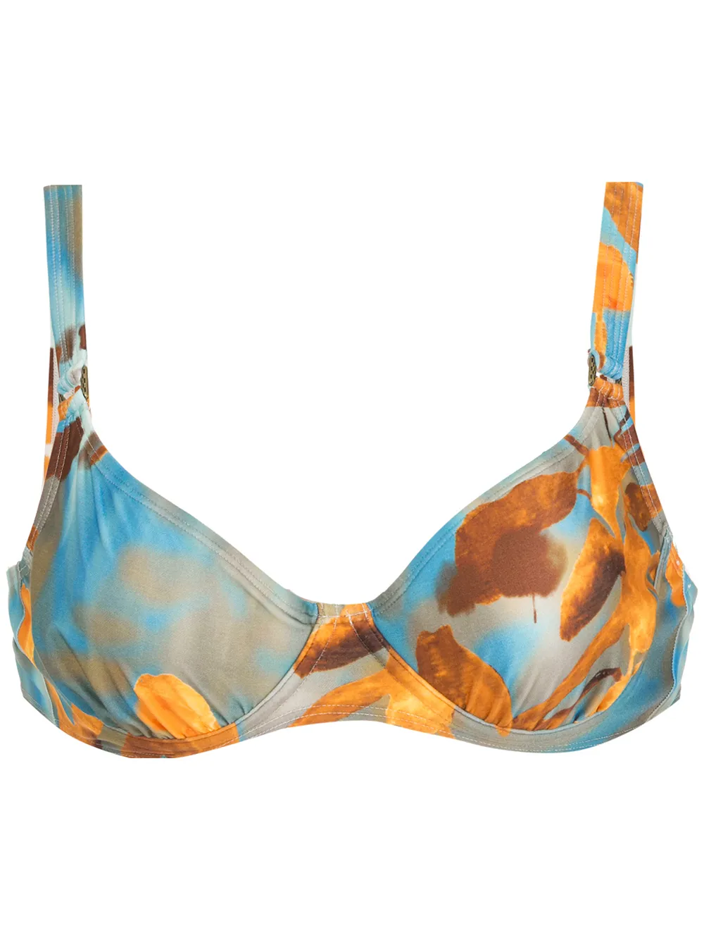 

Lenny Niemeyer abstract-print bikini - Blue