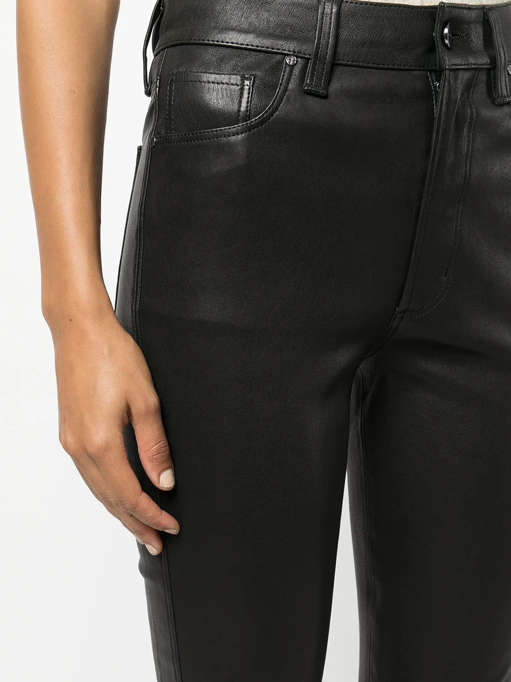 ANINE BING Jagger Leather Pants - Farfetch