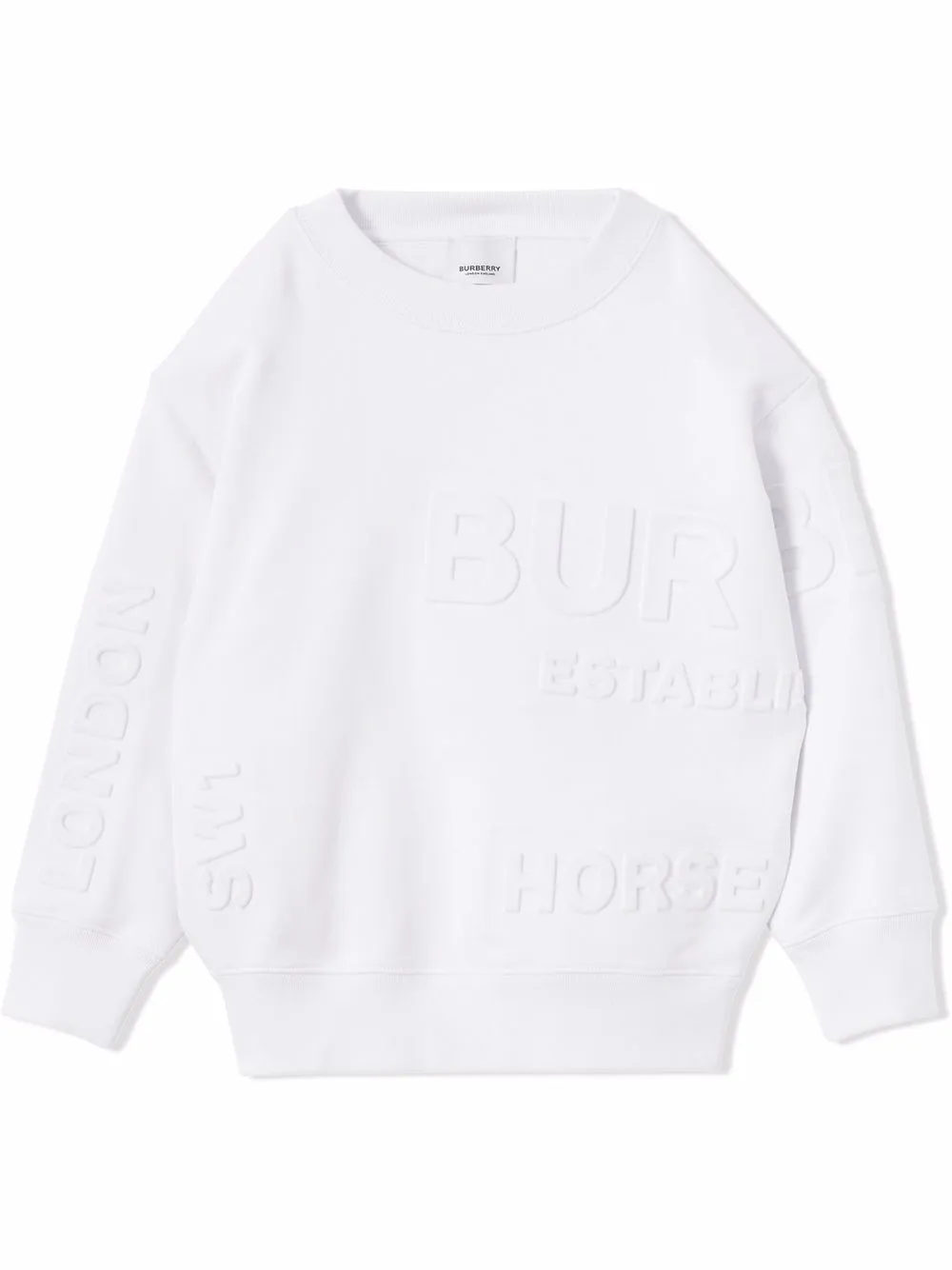 фото Burberry kids толстовка с принтом horseferry