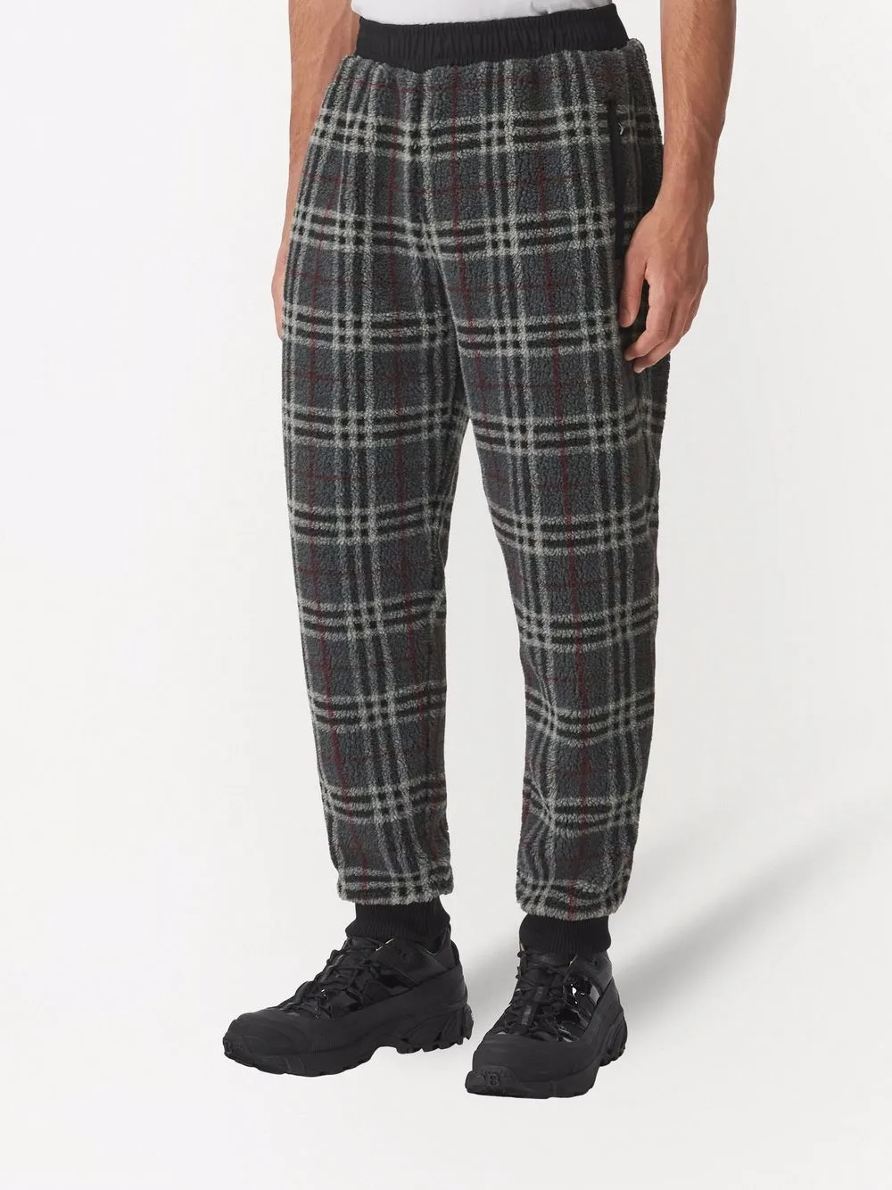 фото Burberry спортивные брюки в клетку