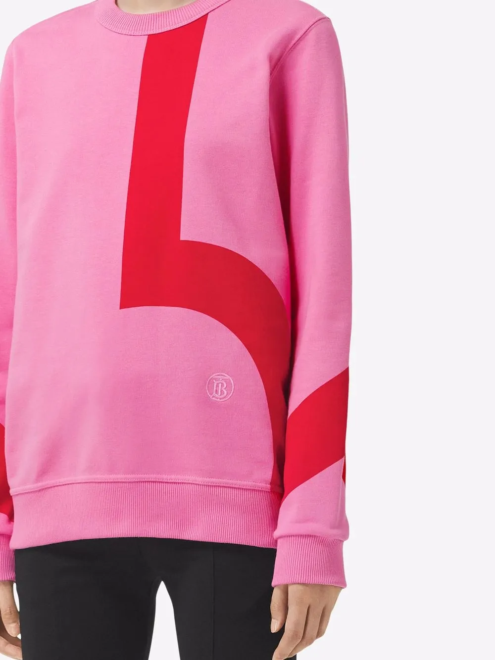 фото Burberry толстовка с геометричным принтом