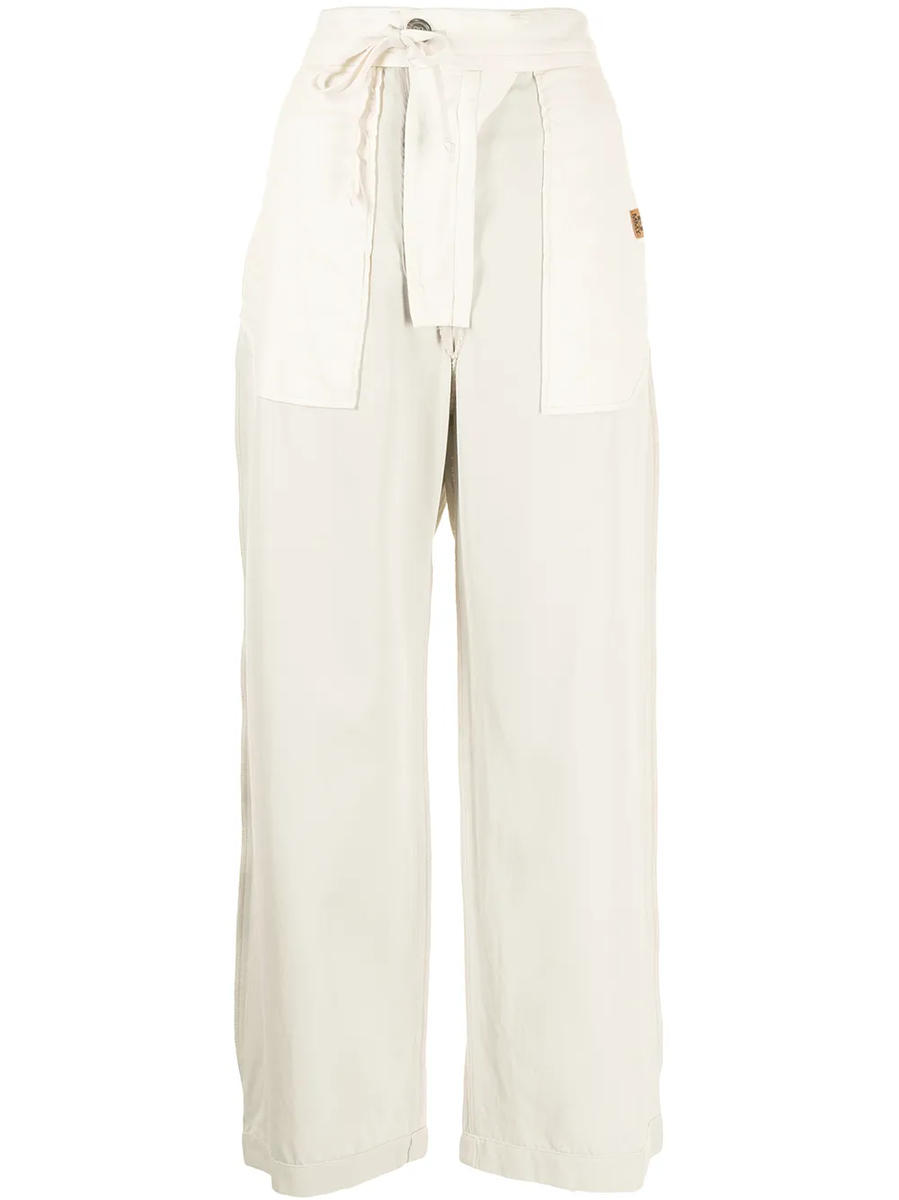 

Maison Mihara Yasuhiro wide-leg high-waisted trousers - Neutrals
