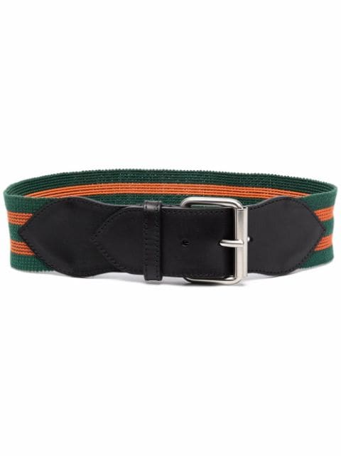 Philosophy Di Lorenzo Serafini striped buckled belt