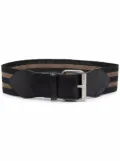 Philosophy Di Lorenzo Serafini striped buckled belt - Black
